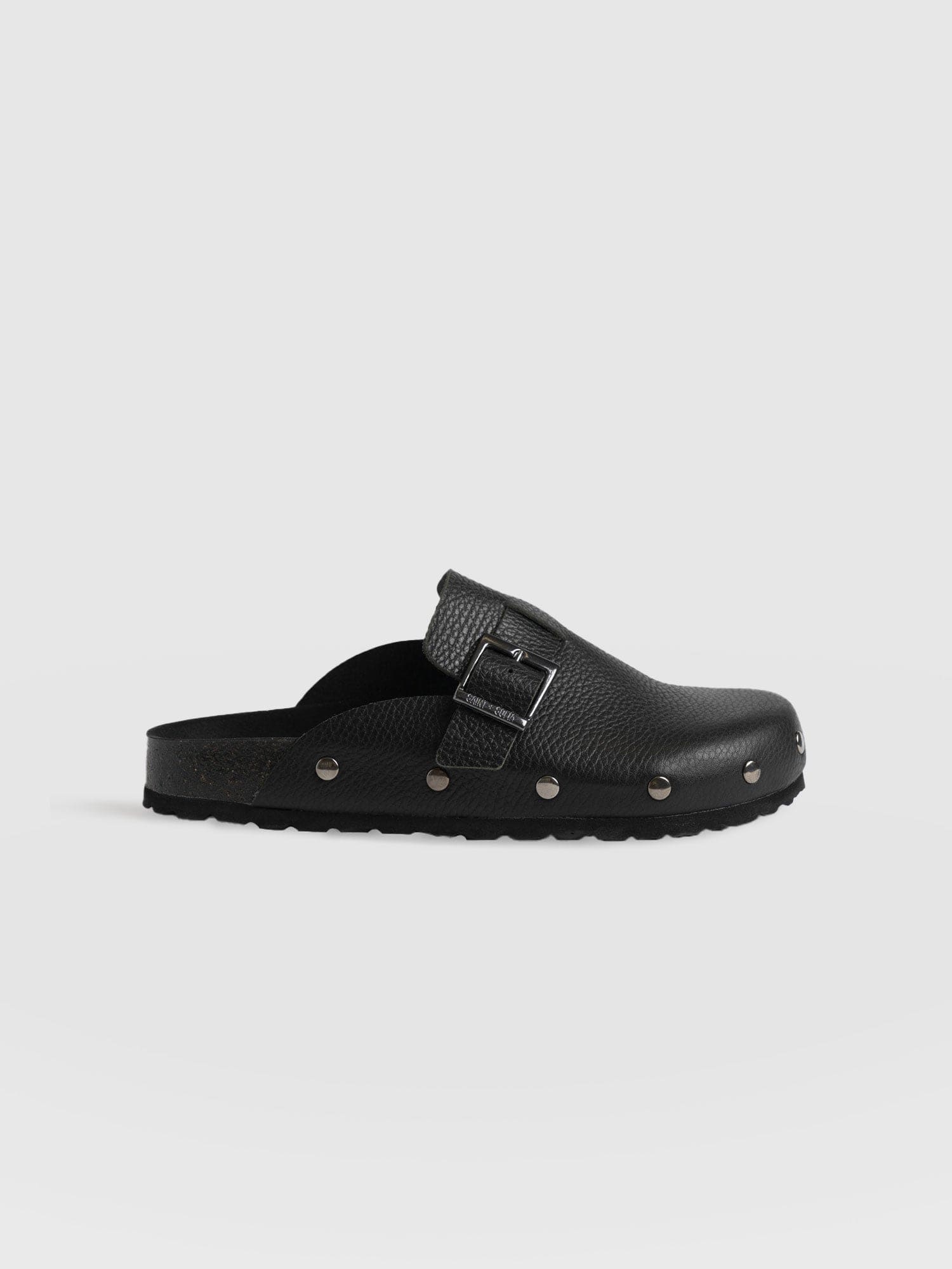 Studded Clogs Black - Women's Shoes | Saint + Sofia® USA